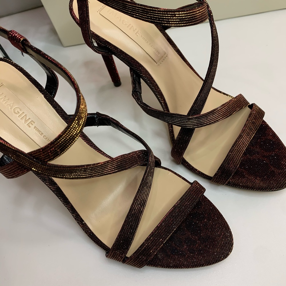 Imagine by Vince Camuto woman Ramsey Strappy Sandal Holo leopard fabric - Picture 10 of 11